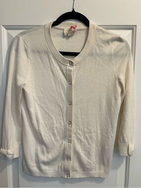 kate spade Cream Button Front Women's Cardigan